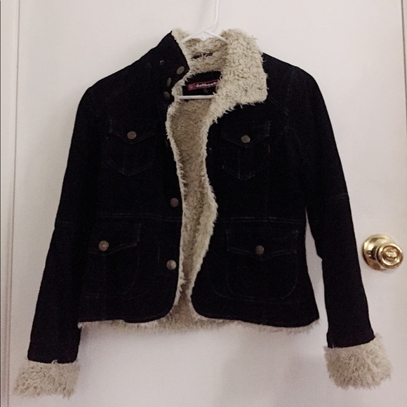 corduroy sheepskin jacket