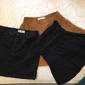 Free People &a American Apparel Skirts