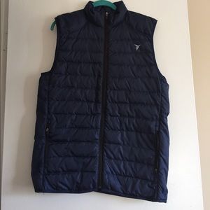 Blue winter vest
