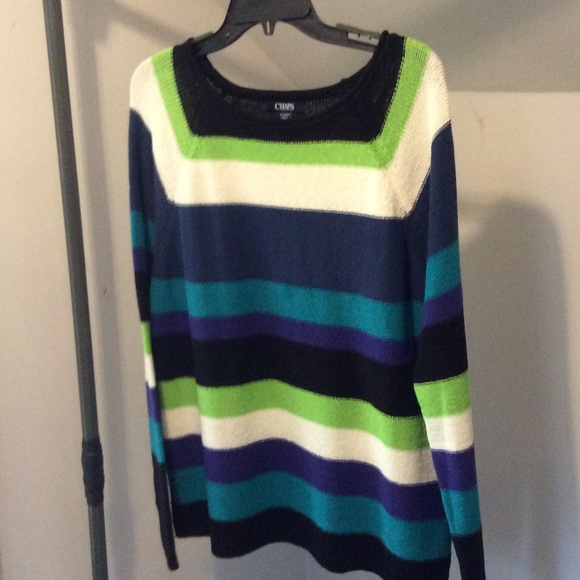 Striped sweater by Chaps - Picture 1 of 2