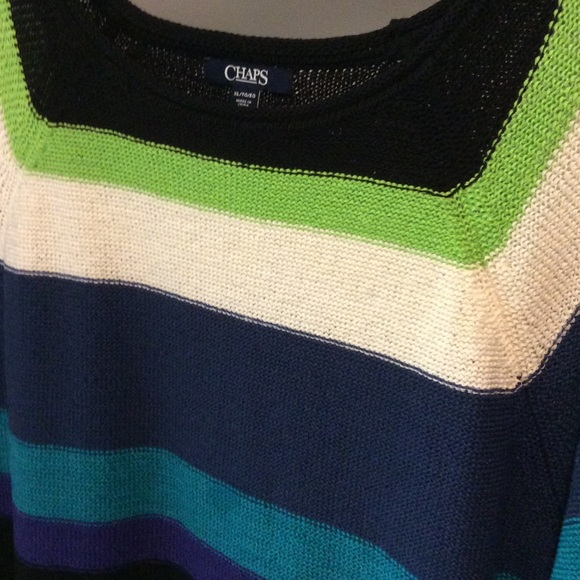 Striped sweater by Chaps - Picture 2 of 2