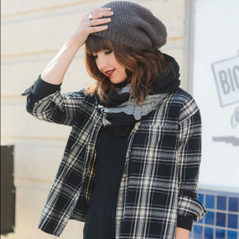 | WAFFLE KNIT BEANIE |