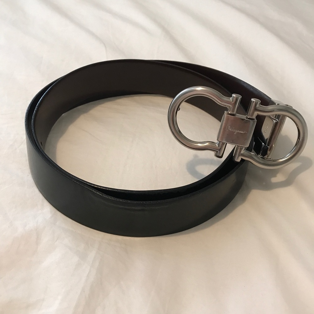 Ferragamo Black/Brown Belt