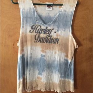 Harley Davidson sleeveless top