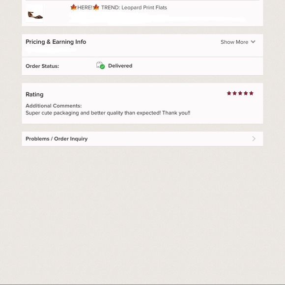 💕LAST 1️⃣*6💕LEOPARD PRINT FLATS - Picture 5 of 8