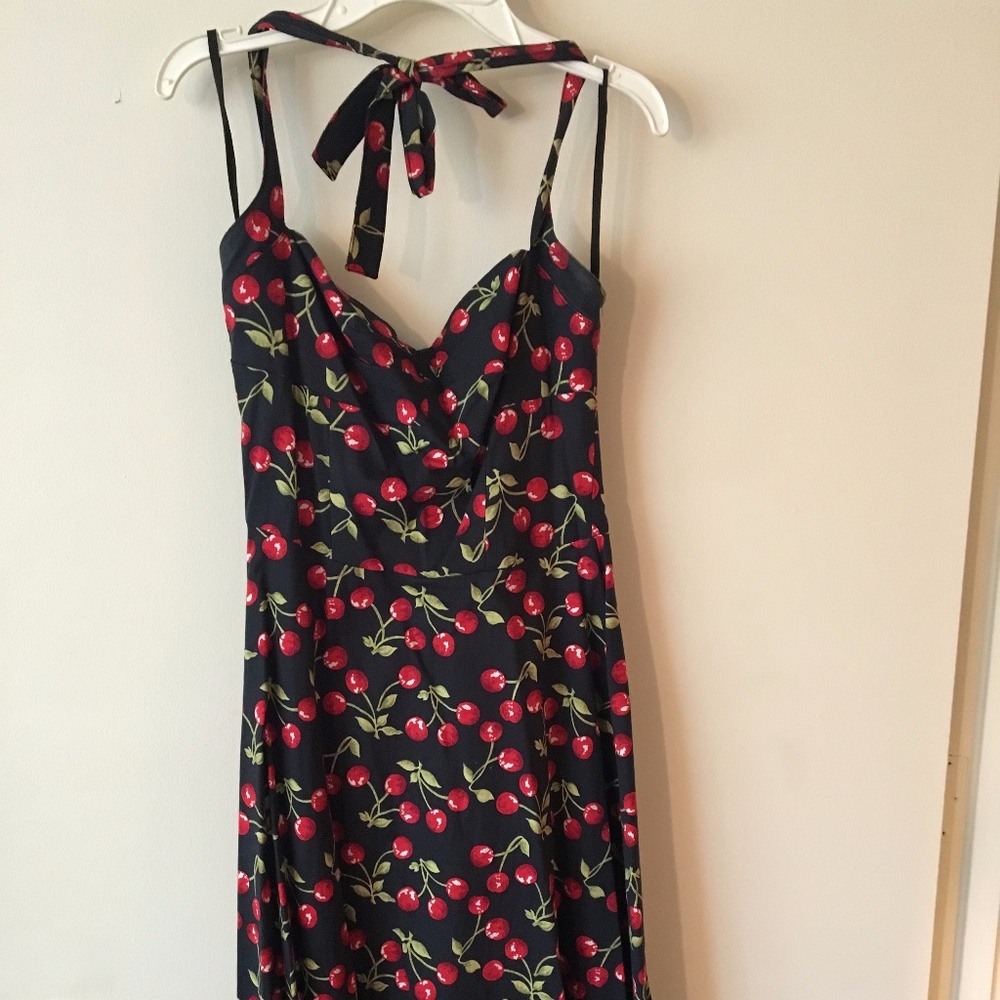 Cherry Halter Dress
