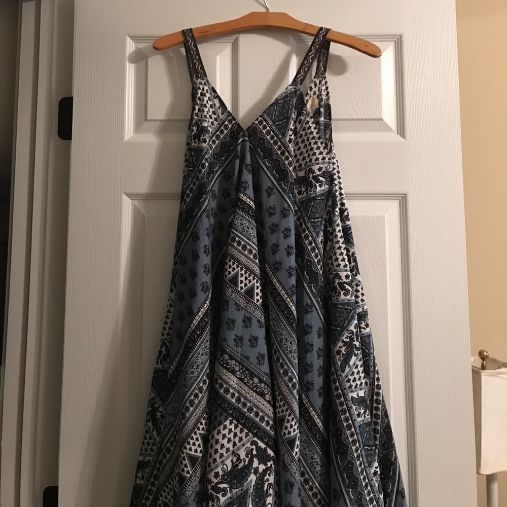Asymmetrical bandana sundress
