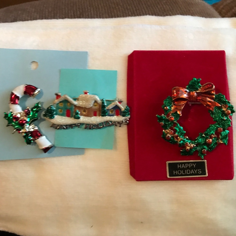 Old Christmas Pins