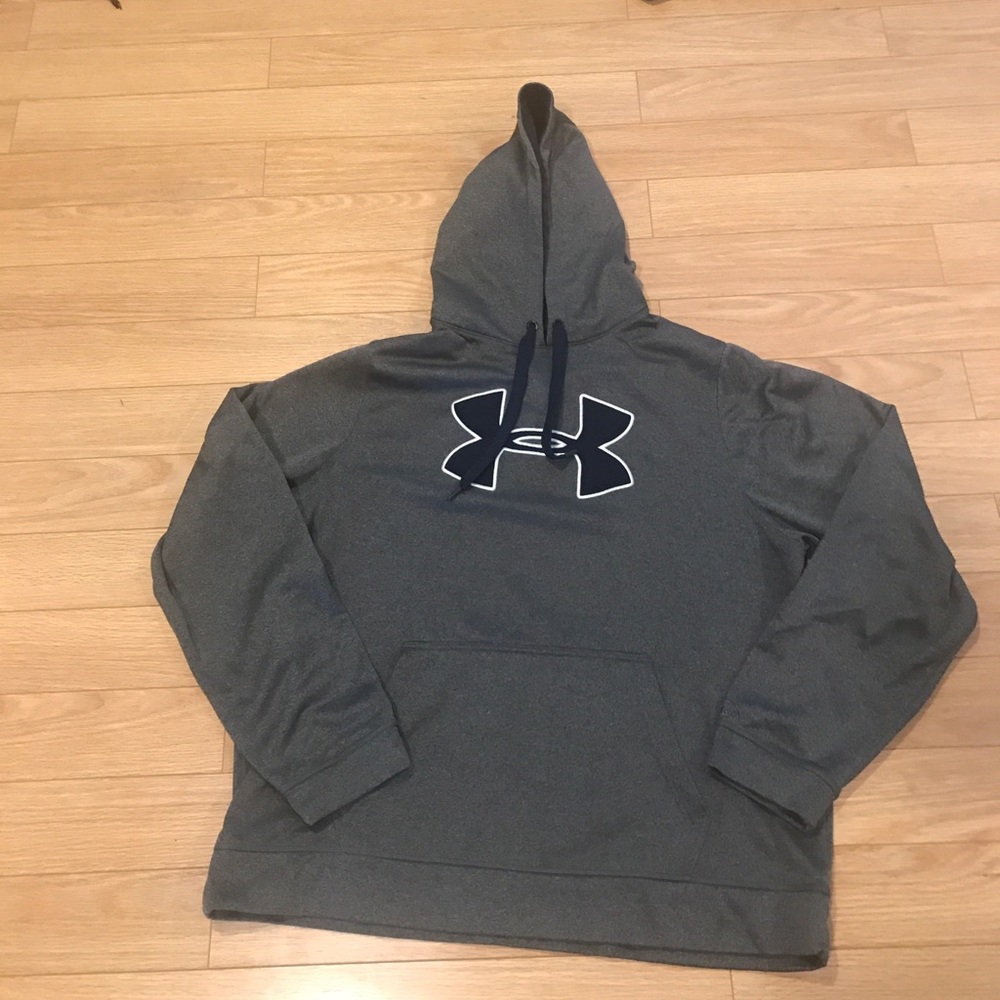 Under Armour  grey and navy hoodie (thermal fit)