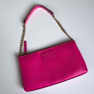 Kate Spade “Wellesley Byrd” pink shoulder bag
