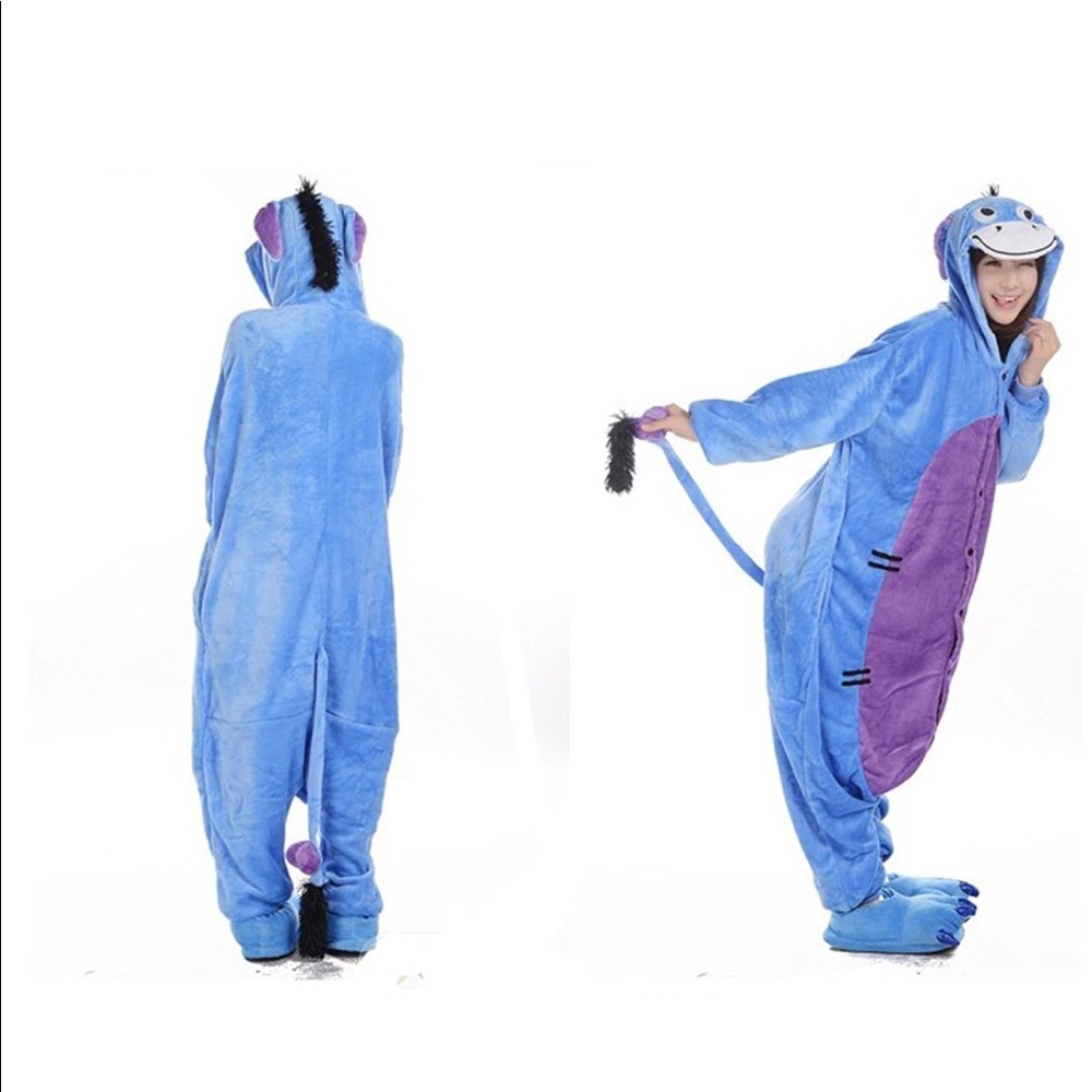 Eeyore adult onesie Halloween costume