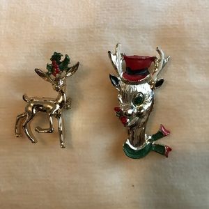 Old Christmas Pins