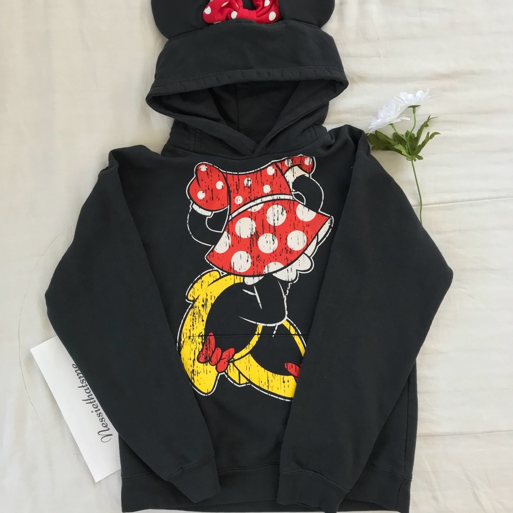 Disney Minnie Mouse Black Hoodie
