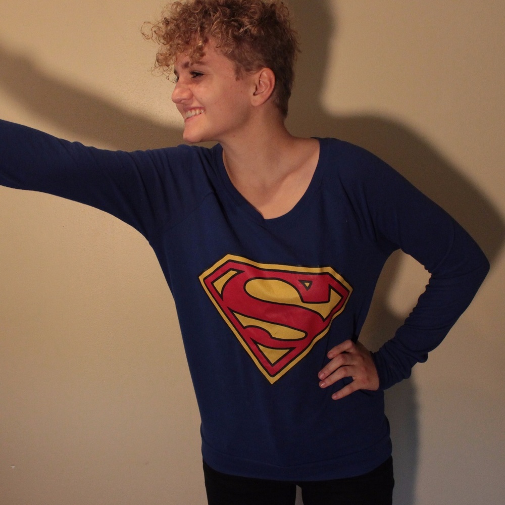 Superman long sleeve shirt