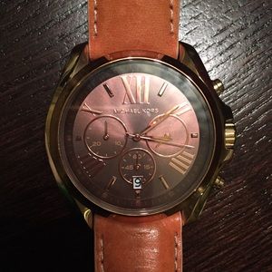 Michael Kors Bradshaw Leather Watch