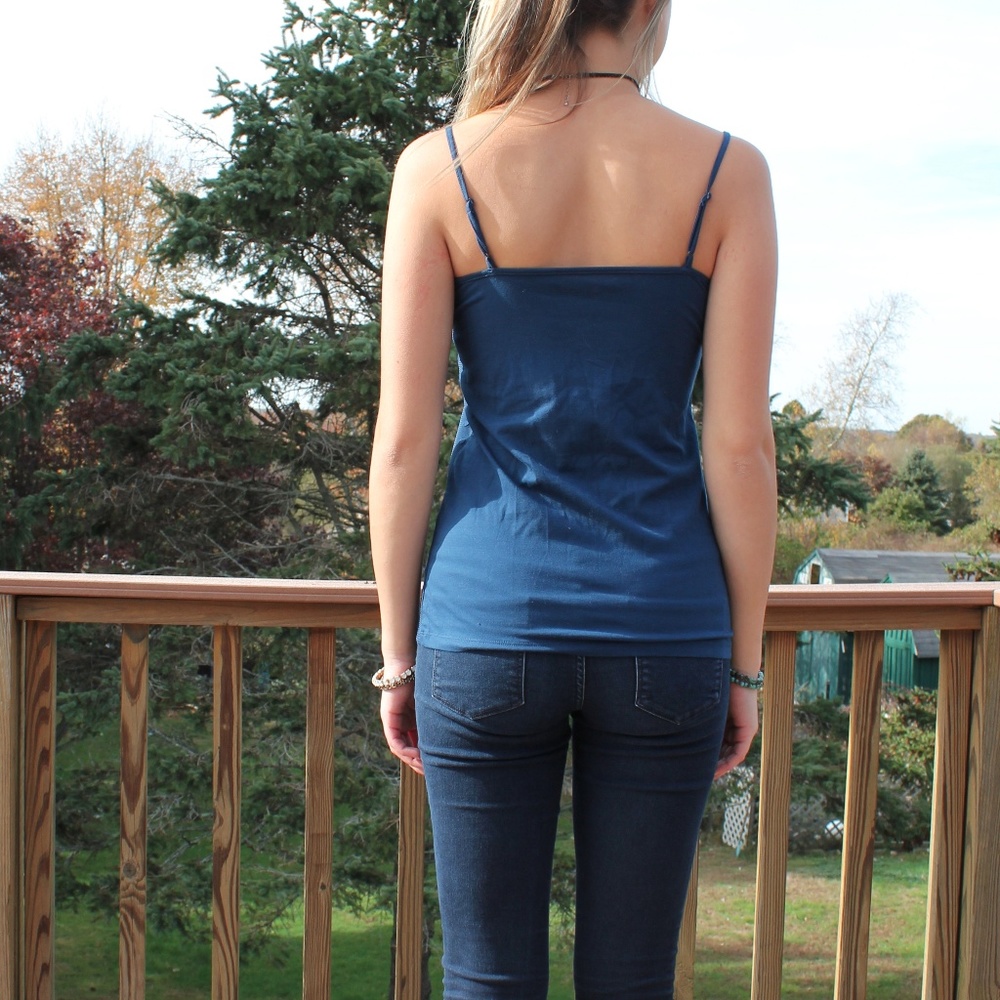 Loft Blue Tank Top - Picture 3 of 6
