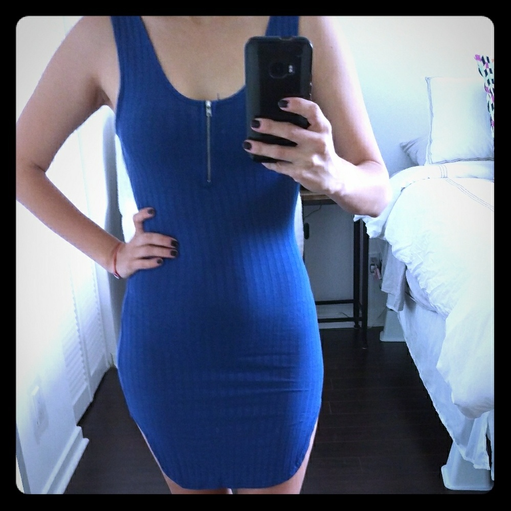 Blue dress