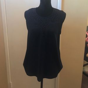 Sleeveless Top with Lace
