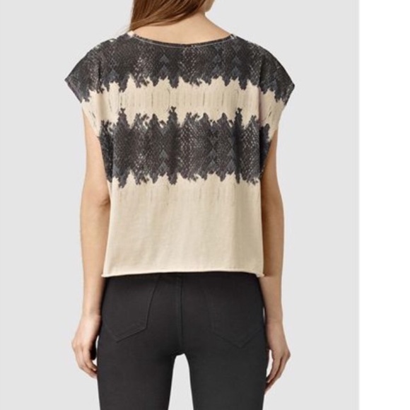 All Saints Serpine Mist Tee - Picture 4 of 4