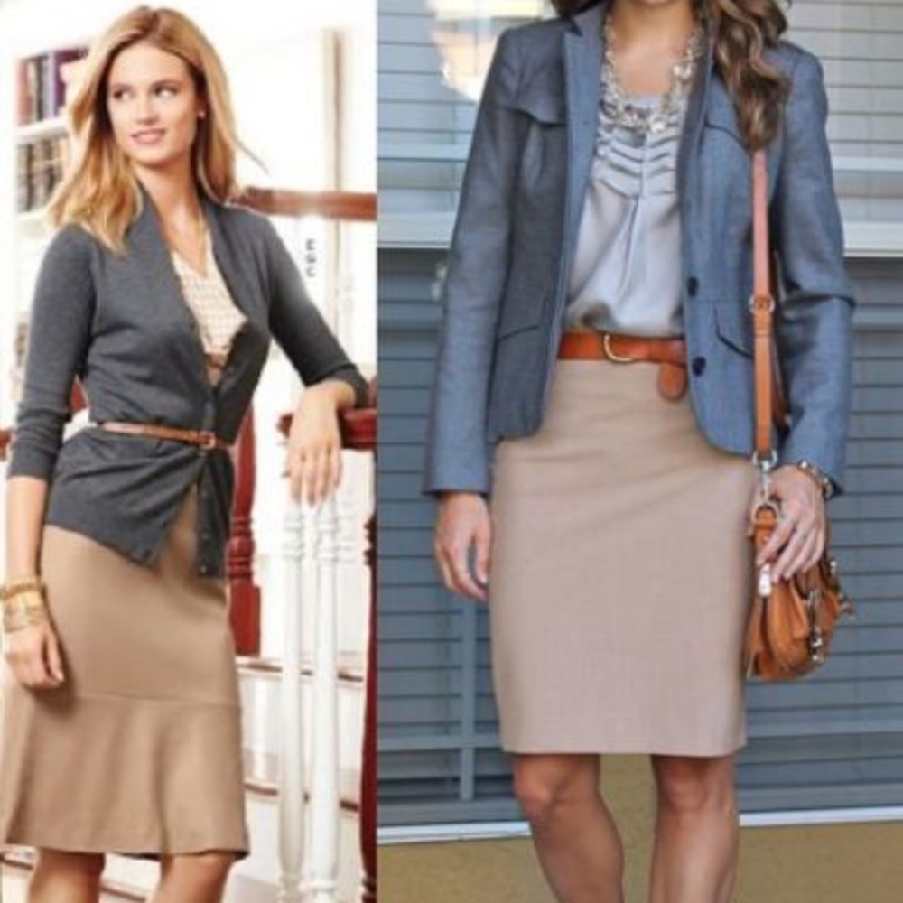 🌟3/$30🌟 Merona Khaki Skirt Sz. 2 - Picture 1 of 7