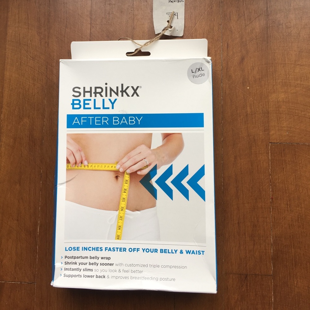 Shrinkx Belly after baby postpartum belly wrap.