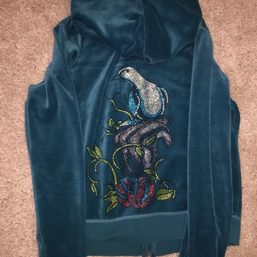 Sold ❗️Christian Audigier Women Velour Hoodie