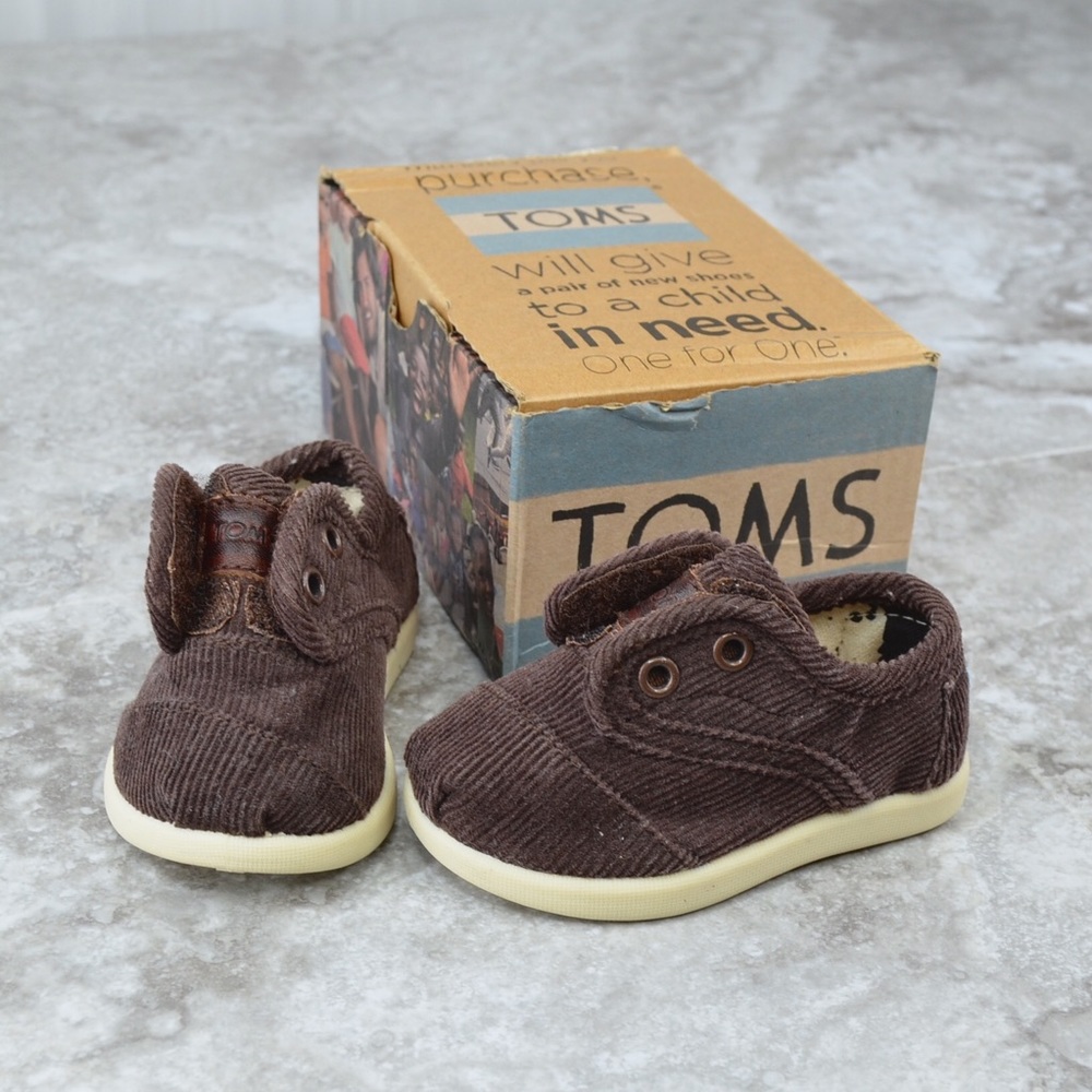 TOMS Cordones Chocolate Cords Slip-ons