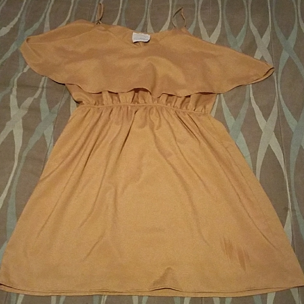 Gold dress
