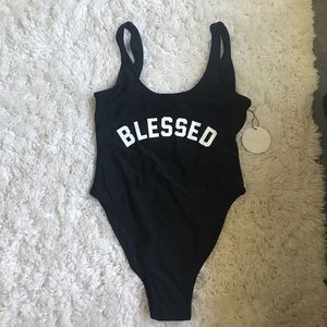 “Blessed” One piece swim suit