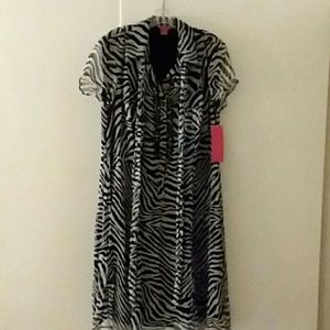 Black and white dress