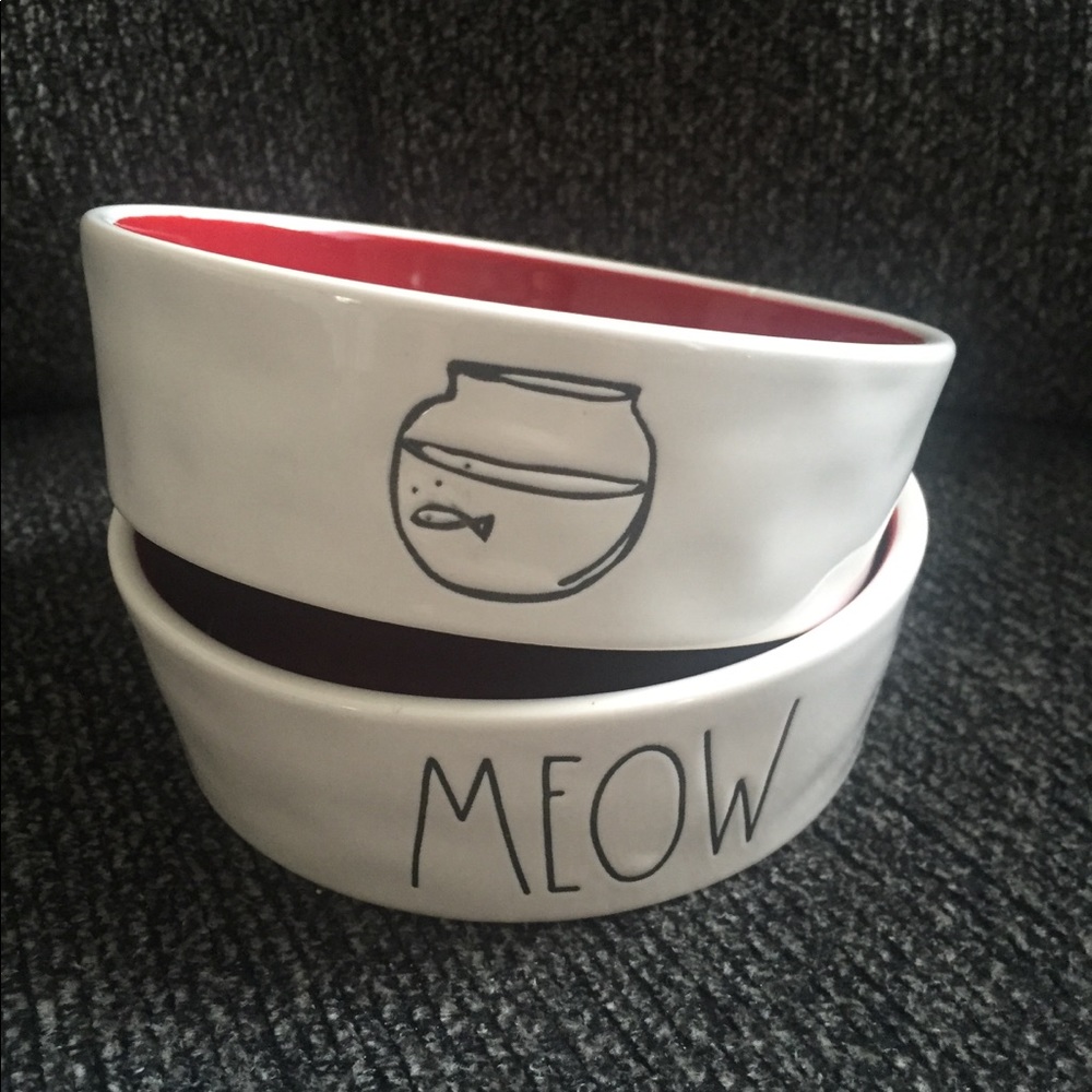 Rae Dunn cat bowls- brand new!