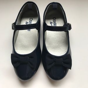 Toddler Girls Osh Kosh Patent Blue Shoes
