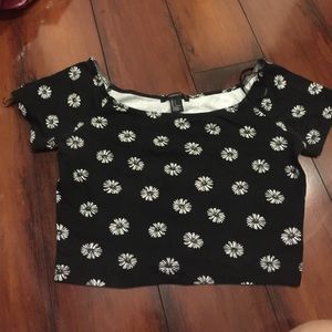 Floral crop top