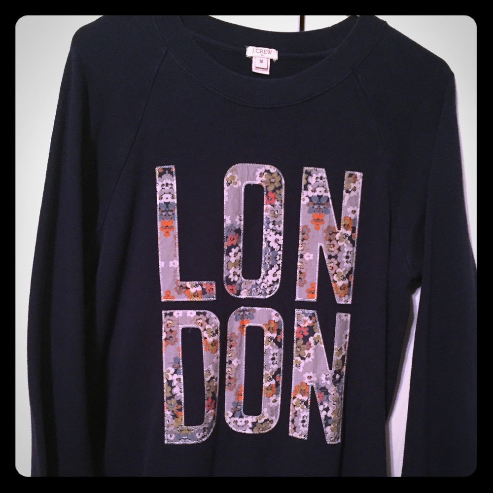 Navy JCrew Sweatshirt