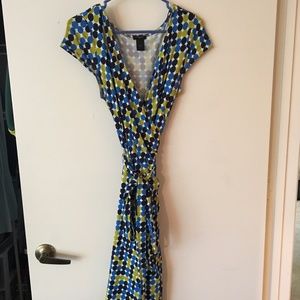 Polka Dot Wrap Dress