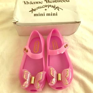 Brand New Pink Butterfly Girls Shoes