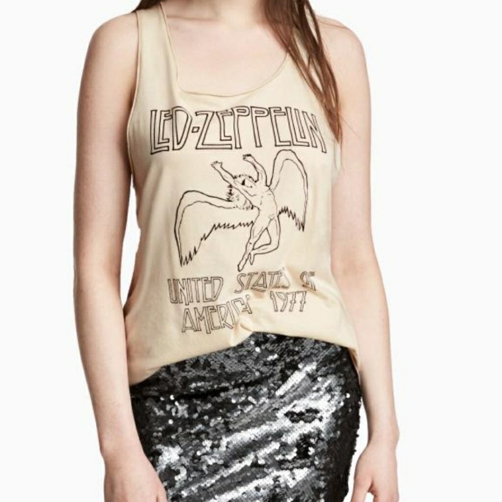 Led Zeppelin sleeveless top