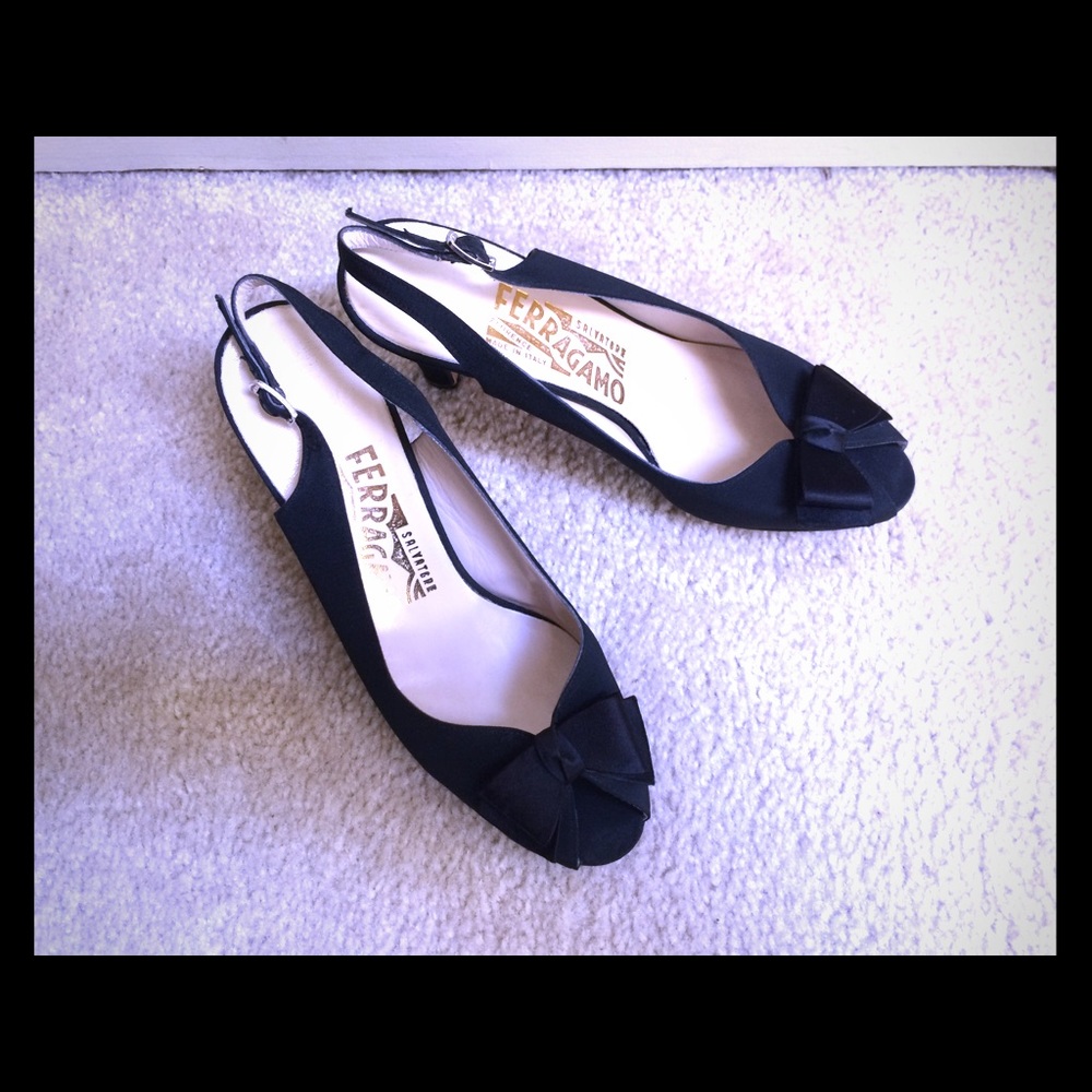 Ferragamo sling-backs size 6B