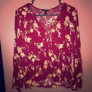 Forever 21 Floral Top