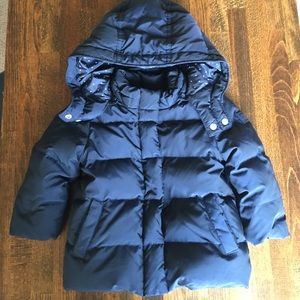 Navy Down Puffer Coat 2t