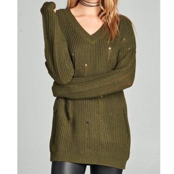Sweaters - LAST ONE👆Oversized Slouchy Loose Knit Sweater