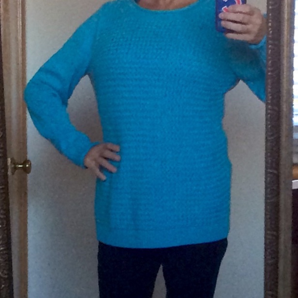 Calvin Klein turquoise sweater