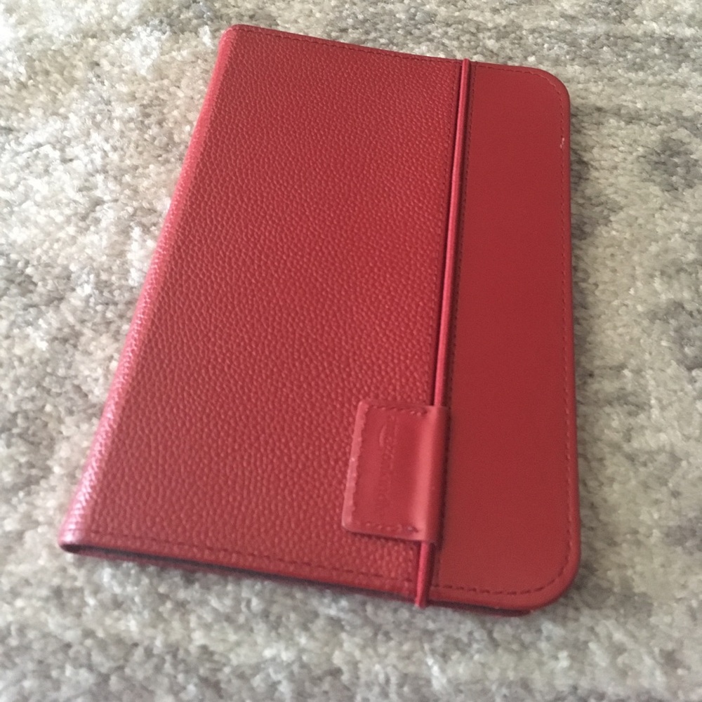 Kindle Lighted Leather Cover, Burgundy Red