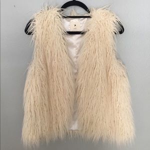 Faux Sheep Fur Vest