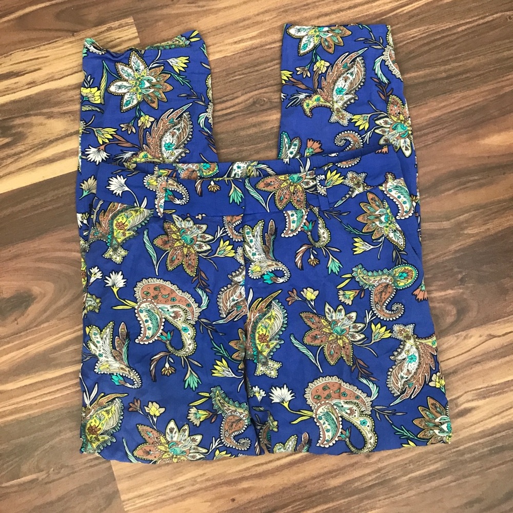 Ann Taylor LOFT Paisley Print Pant