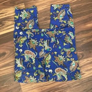 Ann Taylor LOFT Paisley Print Pant