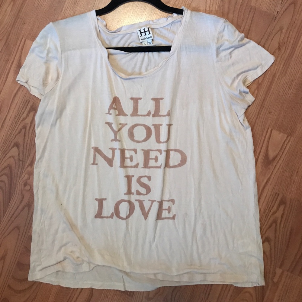 Haute hippie all you need is love tee