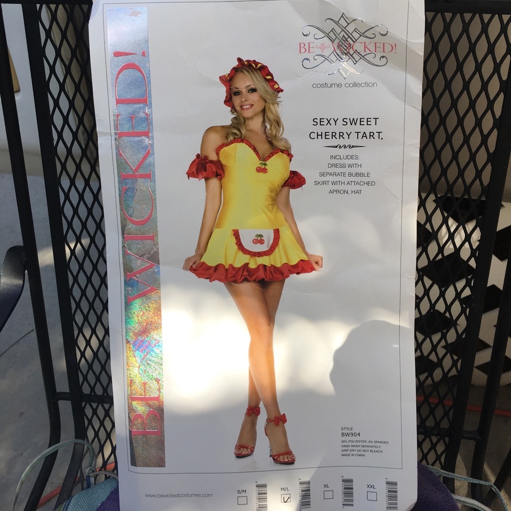 Sexy Sweet Cherry Tart Costume Halloween