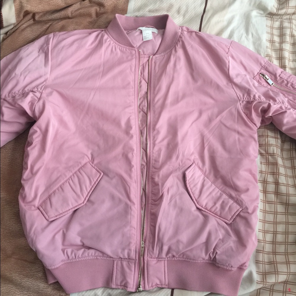 Pink Bomber Jacket