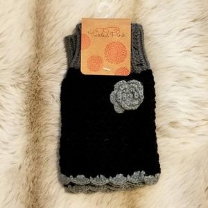 Fingerless knit gloves - NWT